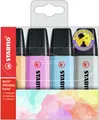 STABILO 70/4-4 STABILO Textmarker BOSS ORIGINAL Pastel, 4er PET-Etui