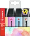 Textmarker - STABILO BOSS ORIGINAL Pastel - 4er Pack - sanftes Orange, himm ...