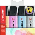 Highlighter - STABILO BOSS ORIGINAL Pastel - Pale Orange, Cloudy Blue, Frozen Fu