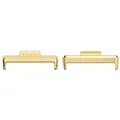Für Huawei Watch Fit 3 1 Paar 20mm Watch Band Verbindungsstück Adapter - Gold