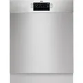AEG 6000 SatelliteClean / Unterbau-Geschirrspüler 60 cm / AirDry - perfekte Trocknungsergebnisse / MaxiFlex Besteckschublade FUS6491AZM Edelstahl