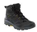 Jack Wolfskin Wanderschuhe Vojo 3 Texapore Mid (wasserdicht, atmungsaktiv) schwarz/gelb Herren, Größe Euro (US): 40,5 (8)