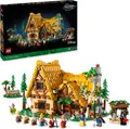 LEGO  Disney Die Hütte von Schneewittchen und den sieben Zwergen, Bauset für Erwachsene mit 10 Minifiguren, Modell zum Bauen und Ausstellen, Geschenk für Fans des Filmklassikers 43242