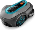 Mähroboter smart SILENO free 800m² Set (grau/türkis, Li-Ionen Akku, mit smart Gateway, LONA-Technologie)