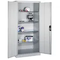 CP Stahlschrank 8922-052 S10160 lichtgrau 4 Fachböden 93,0 x 60,0 x 195,0 cm, aufgebaut, 1 St.