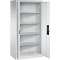 CP-Möbel Werkzeugschrank 8922-052, aus Metall, lichtgrau, Schwerlastschrank, 4 Fachböden, abschließbar, 93 x 195 x 60 cm