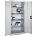 CP Stahlschrank 8922-052 S10160 lichtgrau 4 Fachböden 93,0 x 60,0 x 195,0 cm, au