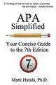 APA Simplified: Your Concise Guide to ..., Hatala, Mark