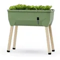 Gusta Garden Hochbeet für Salat Sammy Salad Dunkelgrün ohne Haube