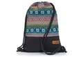 By Bers Turnbeutel Leon By Bers Turnbeutel Beutelrucksack Freizeitrucksack (Tagesrucksack Turnbeutel Beutelrucksack Freizeitrucksack für Strand Sport Festival Freizeit Alltag Einkauf aus Baumwolle Innentasche Schlüsselband), robuste hochwertige Baumwolle - bestens verarbeitet