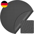 Wiltec Pool Solarfolie Ø 5 M, Schwarz, Poolheizung Aus 140 Μ Starkem PE Film, Po