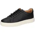 Melvin & Hamilton Tyler 1 Leder-Sneakers für Herren Sneaker Plateausohlen, Echtes Leder, Herausnehmbare Innensohle schwarz 39 EU