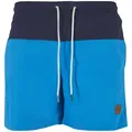 URBAN CLASSICS Badeshorts Urban Classics Herren Block Swim Shorts blau 5XL