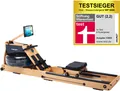 Christopeit Sport Ruderzugmaschine "WP 5000 Wasserrudergerät", braun (buche)