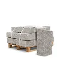 Granitmauerstein Granit Bord Rand Kante Palisade Stein Gehweg Straße Natur Steine Grau 40 x 20 x 20cm 1.000kg / 1 Palette