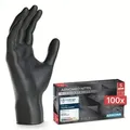 ARNOMED CLASSIC NITRIL MIDNIGHT BLACK Nitrilhandschuhe schwarz puderfrei 7/S
