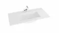 DOMINO KERAMIK WASCHBECKEN WEISS 81.5 CM #97704 WASCHTISCH HANDWASCHBECKEN