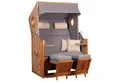 deVries Strandkorb TRENDY by deVries Strandkorb "TREND 45" PE walnut Des. 751 mit