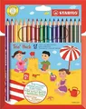 Dreikant-Buntstift - STABILO Trio dick - 18er Pack - mit 18 verschie (US IMPORT)