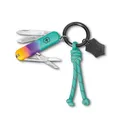 Victorinox Taschenmesser Classic SD, 7 Funktionen, Swiss Made, Multitool für Frauen, Schlüsselanhänger, Inkl. Geschenkbox, Sydney Style (Türkis, Lila)
