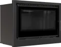 Kamin-Kassette KRATKI ARKE 80 12 kW Ø 200 schwarz Verkleidung
