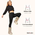 Thermo Leggings Damen gefüttert Winter Apre Ski Bellivalini BLV50-320 Schwarz M