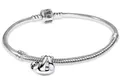 PANDORA Damen-Silberarmband Hängendes Faultier Geschenkset mit Charm 68305-18 18 cm