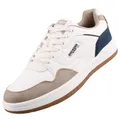 Dockers by Gerli Herren Sneaker Weiß/Blau/Beige EU 42