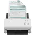 Brother ADS-4300N Dokumentenscanner mit LAN, Duplex & ADF Bis zu 40 Seiten/Min. | USB 2.0 | USB 3.0 | Autom. 80-Blatt-Einzug | Beidseitiger Scan