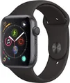 Apple Watch Series 4 44 mm Aluminiumgehäuse space grau am Sportarmband schwarz [