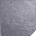 Naturschiefer Wabe 20 x 20 cm anthrazit 10er Set - Grau