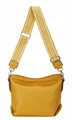 ITALYSHOP24 Schultertasche Damen Tasche Shopper HOBO Cross Over Body Bag Umhängetasche Weekender, große 3xFach geteiltes Hauptfach, Freizeit Abend Urlaub, Leder Optik