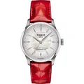 Tissot T-Classic Chemin Des Tourelles Powermatic 80 T139.207.16.111.00 - Perlmutt hell,silber matt,rot - 34mm