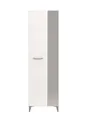INOSIGN Garderobenschrank Como, Kleiderschrank, Stauraumschrank, Flurschrank, Höhe 195 cm in Opaque Weiß mit MDF-beschichtet Fronten, mit Spiegel