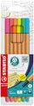 STABILO - Fineliner - point 88-6er Pack - Neonfarben