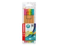 STABILO Fineliner point 88® neon, (6-tlg), in leuchtender Neonfarben