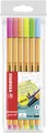 Fineliner - STABILO point 88 - 6er Pack - Neonfarben,