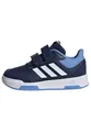 adidas Unisex Kinder Tensaur Hook and Loop Shoes, Dark Blue/Cloud White/Blue Burst, 21 EU