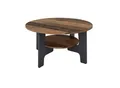 byLIVING Couchtisch JONNY, Breite 80 cm, Old Wood (Altholz-Optik)/anthrazit