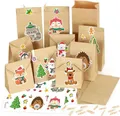 Adventskalender zum Befüllen Kinder 24 tüten DIY Weihnachtstiere