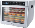Steba Dörrautomat ED 80 Steel Deluxe | Elektronisch | 8 Edelstahl-Gitter | 500W | Temperatur 30-85°C | große Dörrfläche