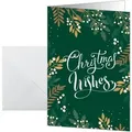 Weihnachtskarte A6 (A5) 250g 25+25 Stück Christmas wishes