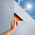 MARAPON® Fensterfolie Blickdicht von außen [0.90x2 m] inkl. eBook und Videoanleitung - Klebefolie Sichtschutzfolie für Fenster - Milchglasfolie - Folie für Fenster Sichtschutz Küche Bad Büro