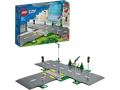 LEGO My City 60304 Straßenkreuzung mit Ampeln Bausatz, Mehrfarbig Kunststoff