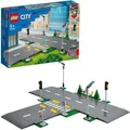 LEGO City Straßenkreuzung mit Ampeln, Bauset mit im Dunkeln leuchtenden Steinen 60304 - Bunt