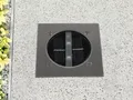 Moderne Bodeneinbaustrahler mit LED, Dämmerungssensor, eckig Außenbeleuchtung