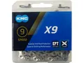 KMC X9 EPT Fahrradkette (114 Glieder | silber)