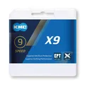 KMC Schaltungskette X9 EPT, 1/2" x 11/128", 114 Glieder, 6,6 mm, 9-fach, grausil