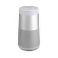 Bose SoundLink Revolve (Serie II) Bluetooth Speaker – Tragbarer, wasserabweisender kabelloser Lautsprecher mit 360 Degree-Klang, Silber, 858365-2310