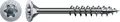 SPAX Universalschraube, 5 x 70 mm, 100 Stück, Teilgewinde, Senkkopf, T-STAR plus T20, 4CUT, WIROX - 0191010500703